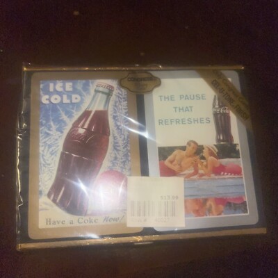 Vintage Coca-Cola Playing Cards Congress The Pause That Refreshes Unopened  Rare | eBay