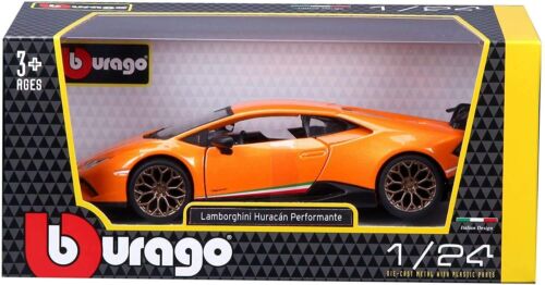 Bburago Lamborghini Huracan Performante (Naranja, Escala 1:24) Coche Modelo - Imagen 4 de 4