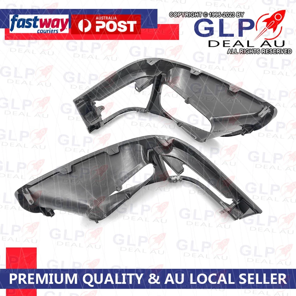 Pair of Gray Headlight Corner Light Case Rim for Toyota Hiace LH/RZH 1998-2005 - image 4 of 4