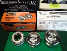 PREMIUM MANUAL LOCKING HUBS, dana 44, spicer 19 spline + Ford dana 30,Heavy-Duty
