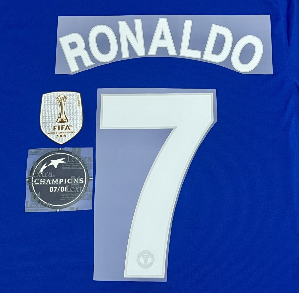 Manchester United RONALDO 2008/09 name print and number +