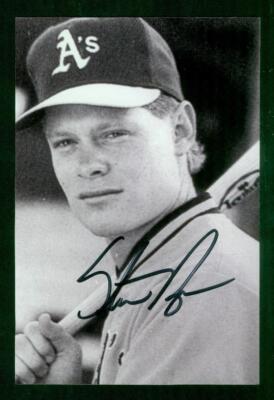 #0903, 4'' x 6'' Photo Card, Signed-Autographed, Stan Royer, Oakland A's