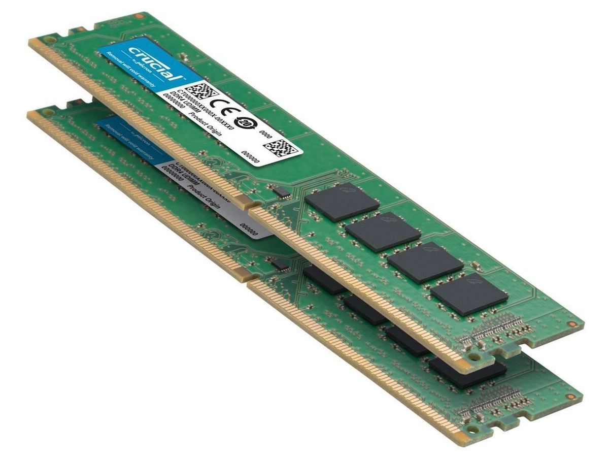 Crucial (PC4-21300) DDR4 LOT 8GB 2666Mhz UDIMM 288-Pin eBay 1.2V Memory | 16GB Desktop