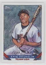 2010 Topps National Chicle SP by Eric Young Jr SP by Jeff Zachowski #319 0t2