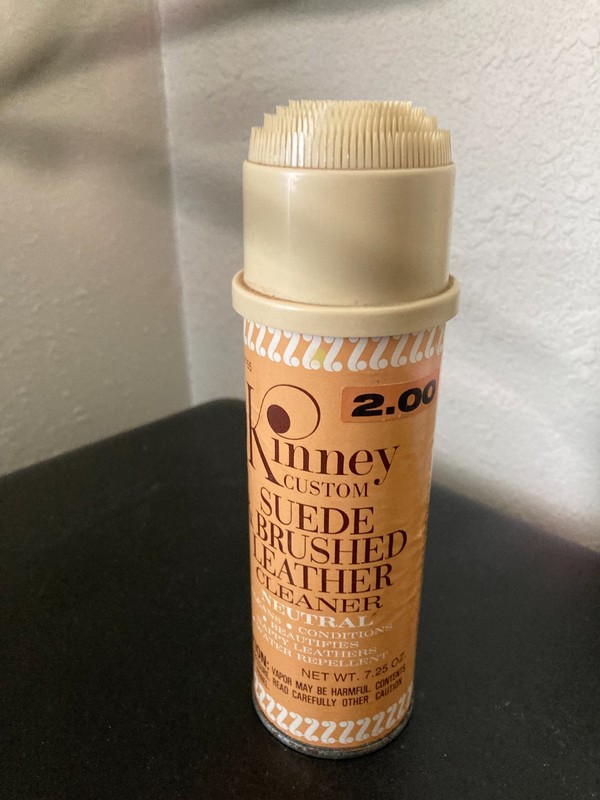 KINNEY'S Suede/Brushed Leather Cleaner Can (Kinney History Below0