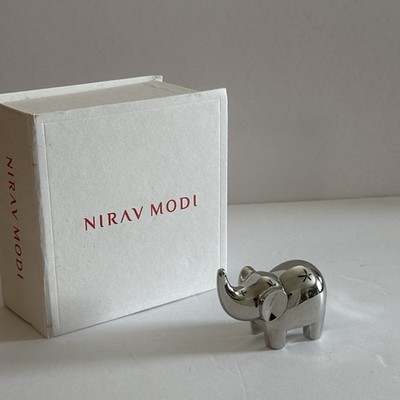 RARE Nirav Modi Jewelry Catalog & Memory Stick in the shape of the Elephant