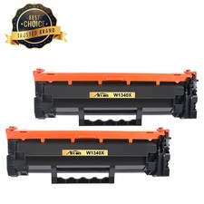 2PK 134X W1340X High Yield Black Toner Cartridge for HP 134 Laserjet M209, MFP M