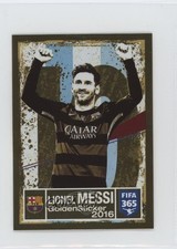 2016 Fifa 365 Album Stickers - The Golden World of Football Lionel Messi #3 03rx