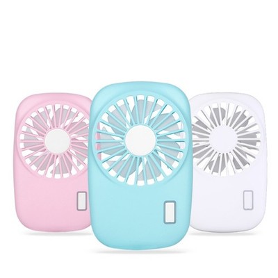 Lovely Mini Portable Outdoor Handheld Air Cooling Fan 2 Speed Adjusted Free Hand
