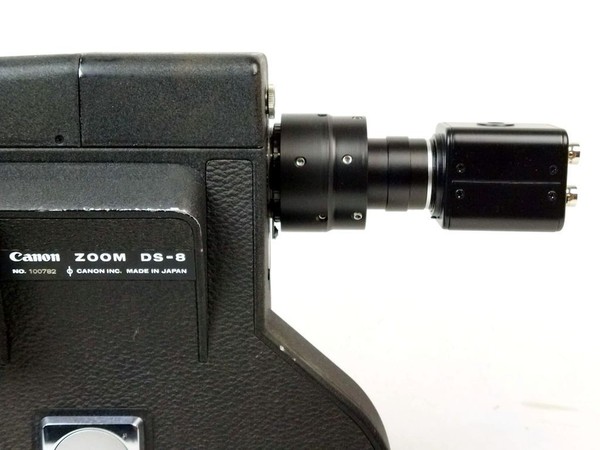 Digital video-assist for Canon ZOOM DS-8 movie camera.