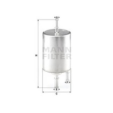 MANN WK720/4 Fuel Filter Replacement Fits Audi A4 A6 Allroad A8 Lamborghini Seat