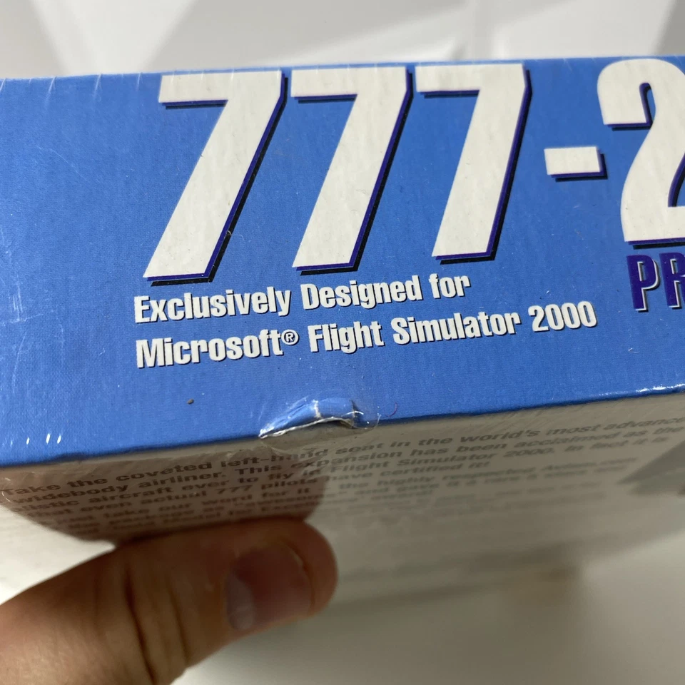 777-200 Professional for Microsoft Flight Simulator 2000 PC CD-ROM Big Box - Image 4 of 4