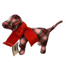 2025 Victoria s Secret PINK Holiday Mini Dog Limited Edition Plaid NEW