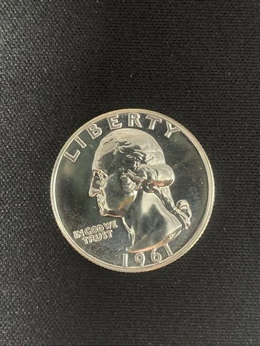 1961 Proof Washington Quarter 90% Silver 25c