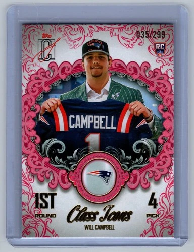 2025 Topps Signature Will Campbell Coral (RAW)