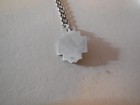 Vintage Sterling Silver Chain, Religious Crown of Thorns Pendant — photo 6