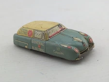 Vintage 1950s Tin Friction Toy Car General Electric Line Mar Toys 1740 MSM