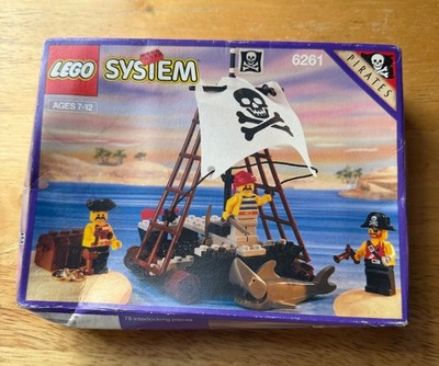 SEALED RETIRED NEW Lego System 6261 Pirates Raft Raiders 1992 Vintage Lego Set