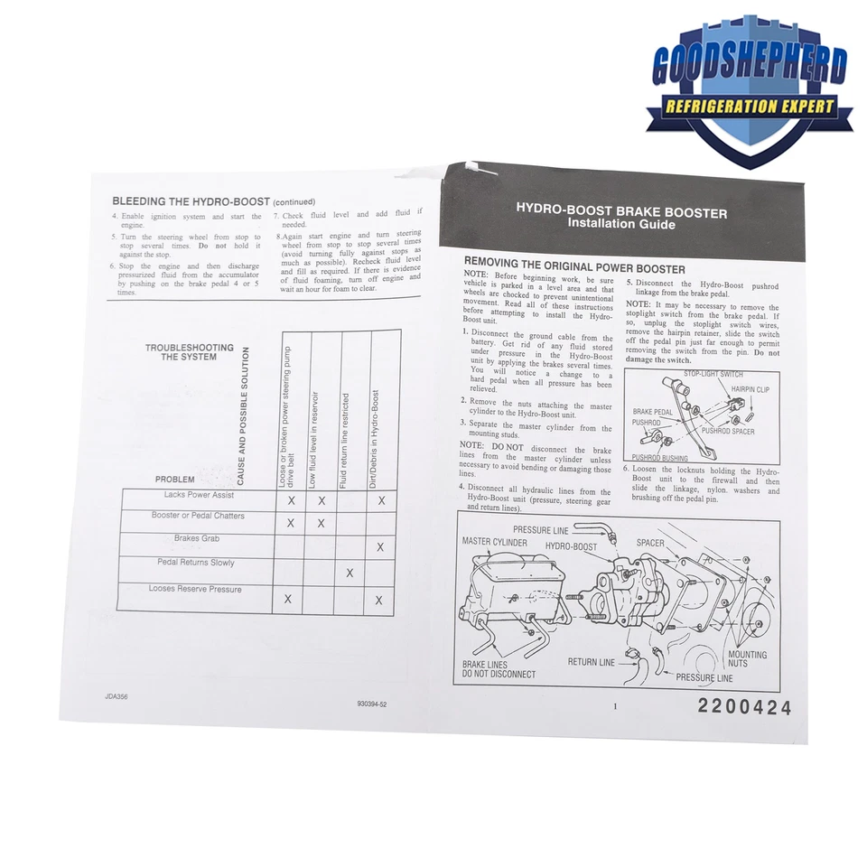 Potenciador de freno hidráulico 52-7416 para Dodge Ram 3500 4500 5500 2011 2012-18 Foto 2 de 4