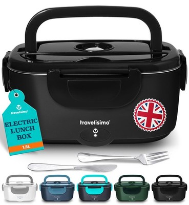 Elektrisch beheizte Brotdose 80W Tragbarer Speisenwärmer 1,5L Auto & Büro