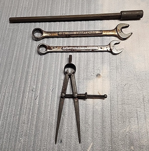 tools   2   USA Craftsman  12 point Combination Wrenches & 2 bonus tools