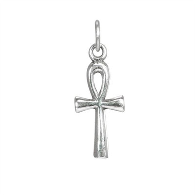 TheCharmWorks Sterlingsilber Henkelkreuz Anch Anhänger | Silver Large Ankh Charm