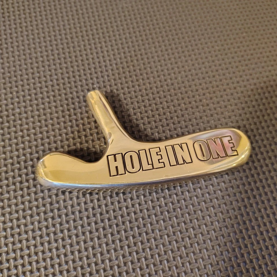 Custom Personalized Engraved Hole In One Memory Trophy Bullseye Putter Head - Image 4 of 4