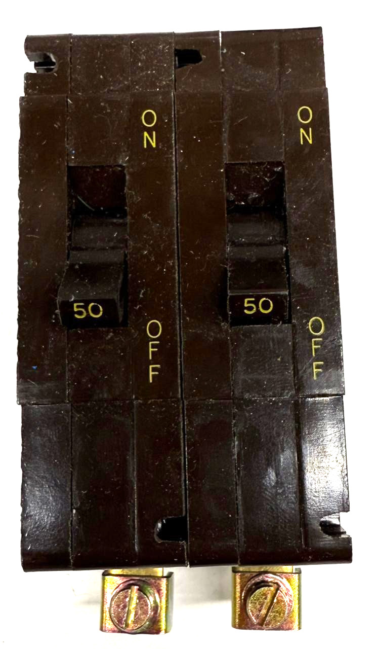 Crabtree C50 MCB 50 Amp Type 2 50A M4.5 Single Pole Circuit Breaker 50/50