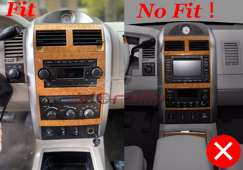 For 2007-2008 Chrysler Aspen Android 15 Navi CarPlay Car Stereo Radio GPS - Imagem 3 de 4