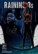 2022-23 Donruss Optic #15 Saddiq Bey Raining 3s