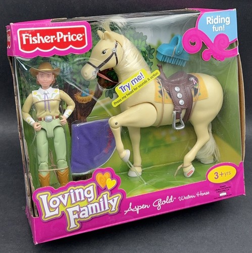 Fisher Price Loving Family Aspen Gold Western Horse Cowgirl NEW NOS 2010 Retired - Picture 2 of 9