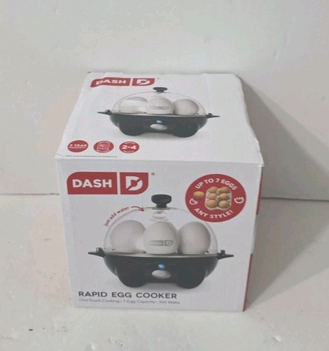 Dash 7 Egg Capacity Electric Egg Cooker Any Style- Black - DEC007BK