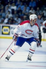 Benoit Brunet Montreal Canadiens v the Philadelphia Flyers at Mols- Old Photo 1
