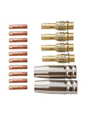 Welding Conductive Tips 16 Pieces/set For Chiry For Mitech For Rilon MIG Welding