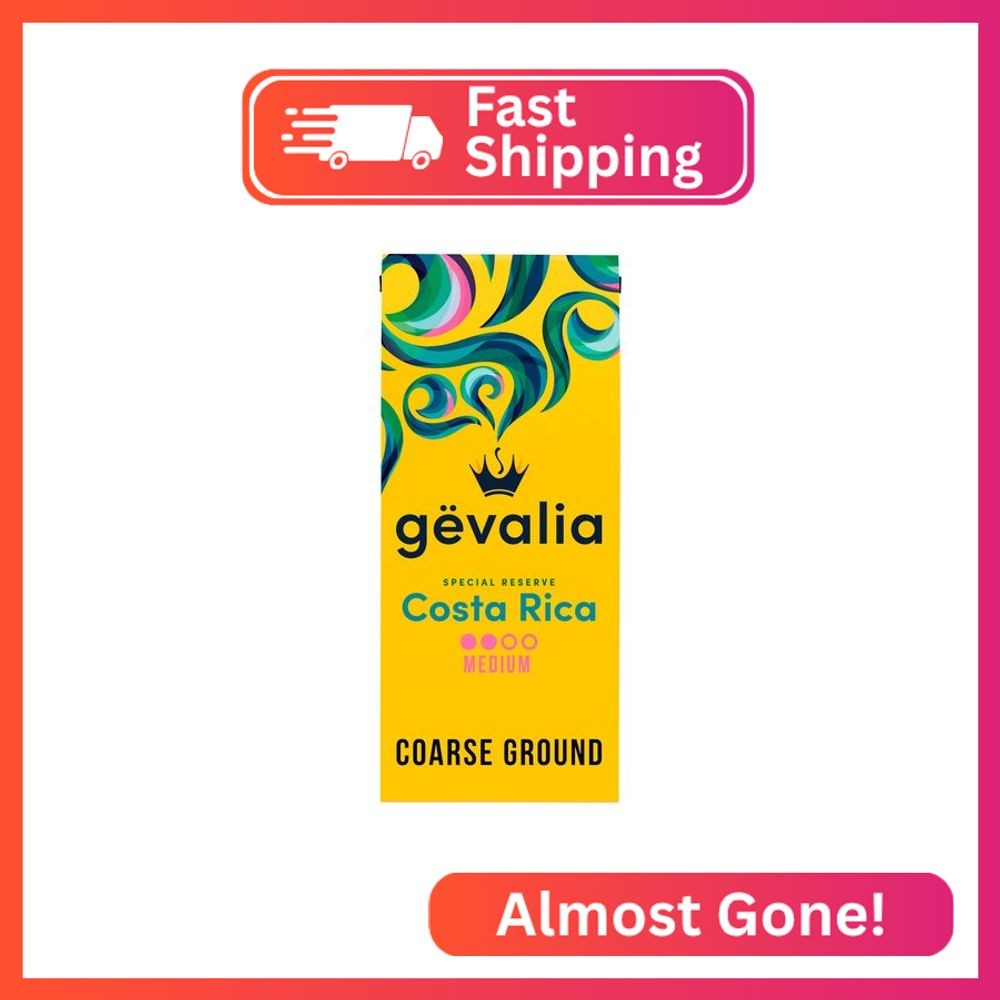 Gevalia Special Reserve Costa Rica Single Origin Medium Roast Ground Coffee, 10 