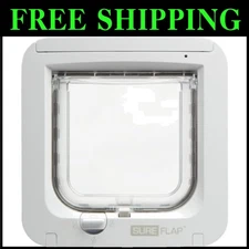 RFID Microchip Cat Door - Modern Design with Programmable Access Control