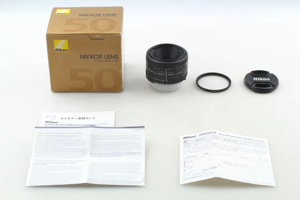 [ Unused in Box ] Nikon AF Nikkor 50mm f/1.8 D Standard Lens F Mount From JAPAN - Image 4 of 4
