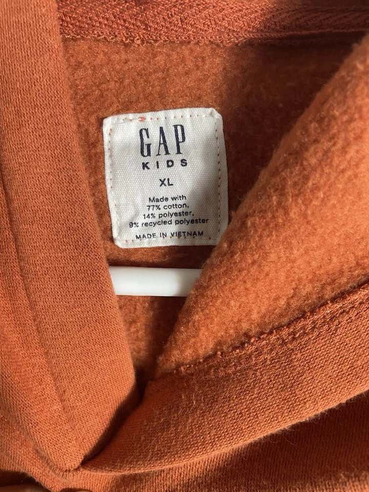 Gapkids Orange Gap Hoodie size XL - Image 3 of 4