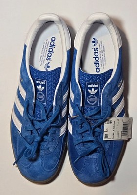 Adidas Gazelle Indoor Blue Bird Cloud White Gum Men display picture 1