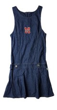 Nebraska Cornhuskers Girls Dress Denim 14/16 Vintage