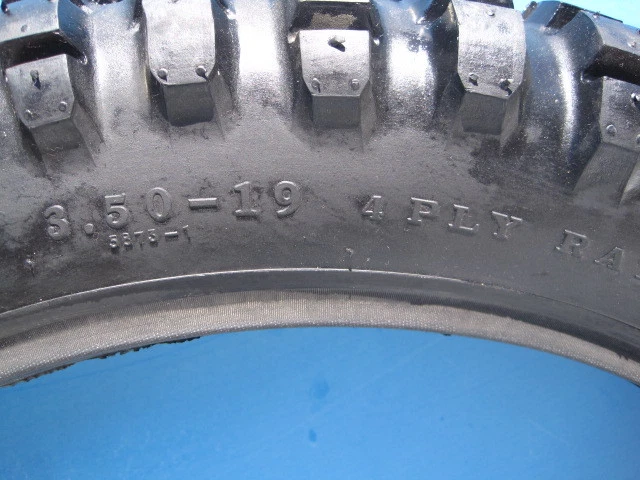 YOKOHAMA Y-610 3.50-19 TIRE BULTACO DT MX CL SL OSSA ICE BSA G80 TS AHRMA USED - Image 3 of 4