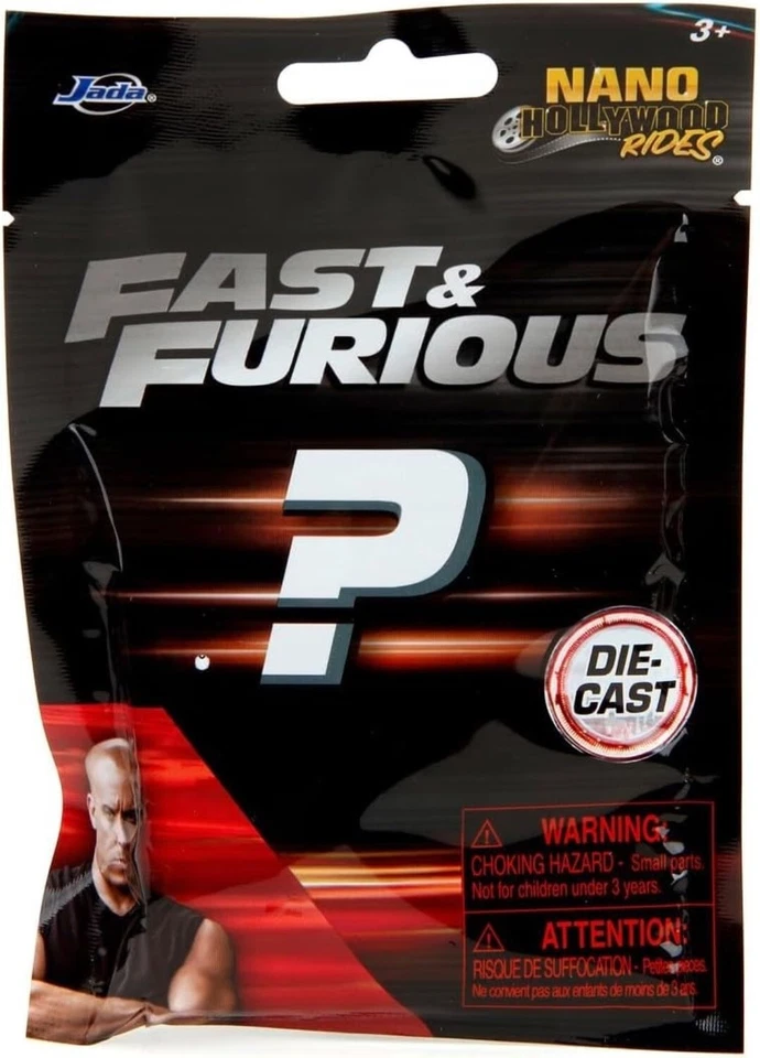 Jada Nano Hollywood Rides Fast & Furious Die-Cast Blind Bag Car – Choose yours - Imagem 4 de 4