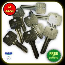 10 Uncut Kwikset, Atlas, Dexter KW1 Brass Do ...