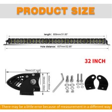 Slim Led Light Bar 814223252 Led Bar Spot Flood Combo Offroad 4x4 Truck Suv