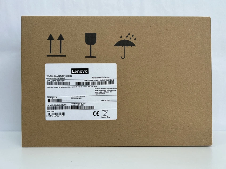 Lenovo 480GB 01PE343 ThinkSystem 4XB7A13640 3.5" Mixed Use SATA 6Gb HS SSD - Image 3 of 3