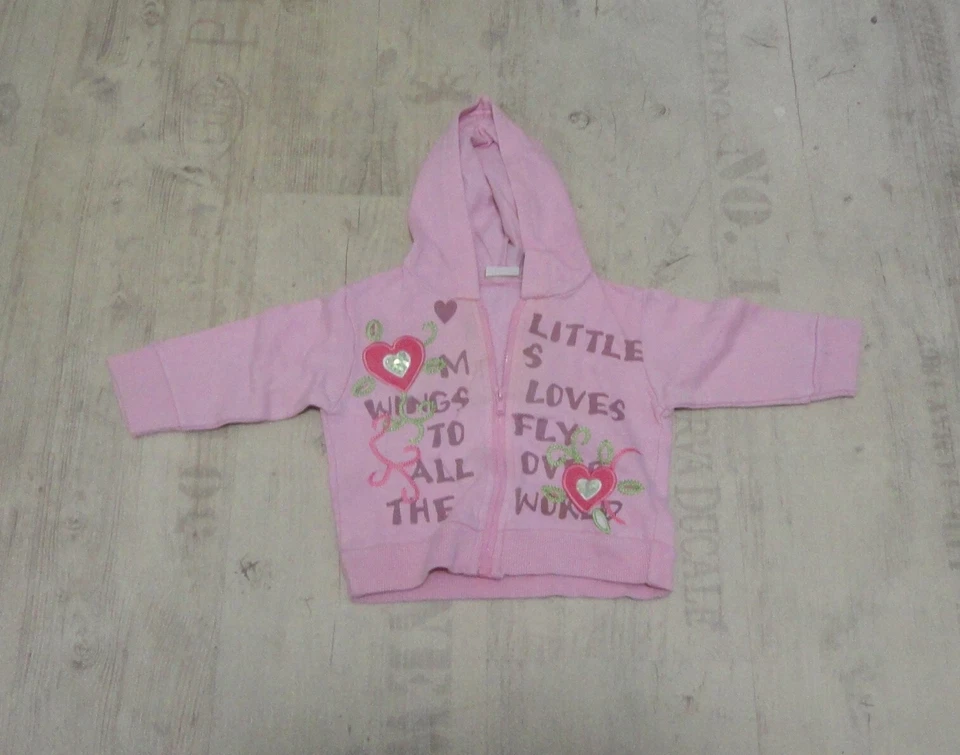 little star gr 68 rosa rv kapuzen sweatjacke tolle verarbeitung