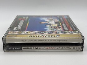 Neon Genesis Evangelion 2nd Impression Sega Saturn Game CIB JP IMPORT