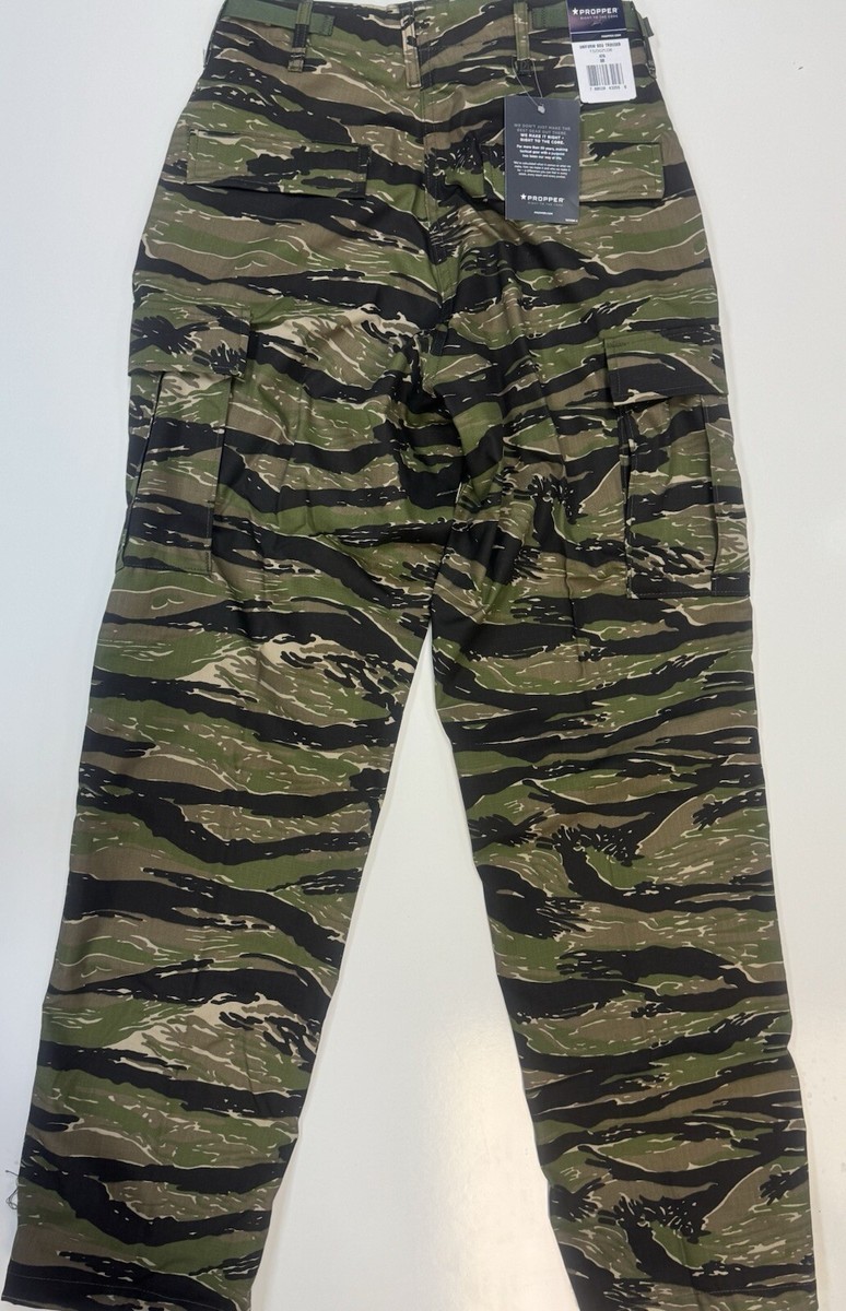 激レア 80' TIGER STRIPE PRODUCTS社 BDU パンツ BDU Camo Pants Uniform ZipperFly 60/40 Ripstop Propper Asian Tiger