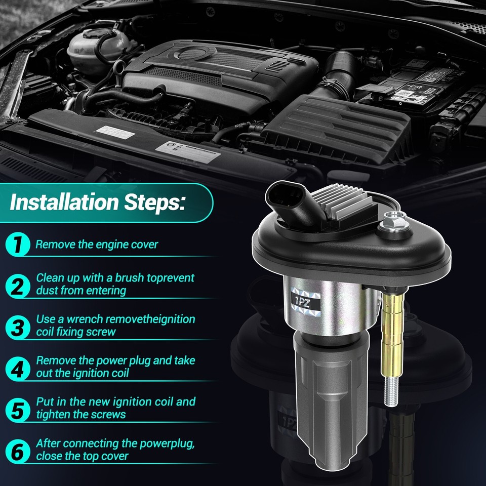 UF303 Ignition Coil For Chevy Trailblazer, Canyon & GMC Envoy (2002-2005) - Direct Replacement