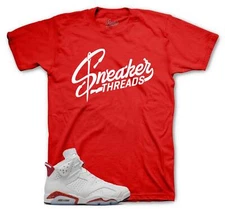 Shirt To Match Jordan 6 Red Oreo University Red - Sneaker Threads Shirt